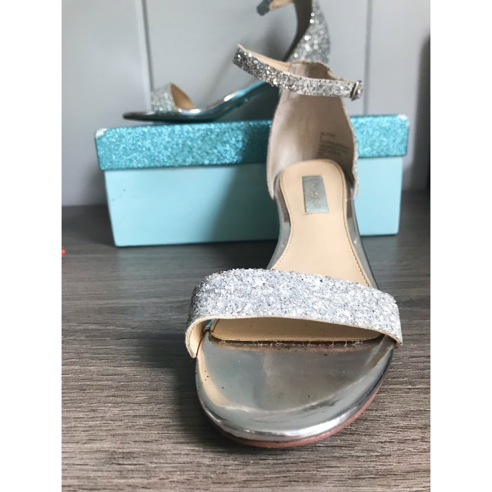 Betsey Johnson Jayce Sparkle Block Heels